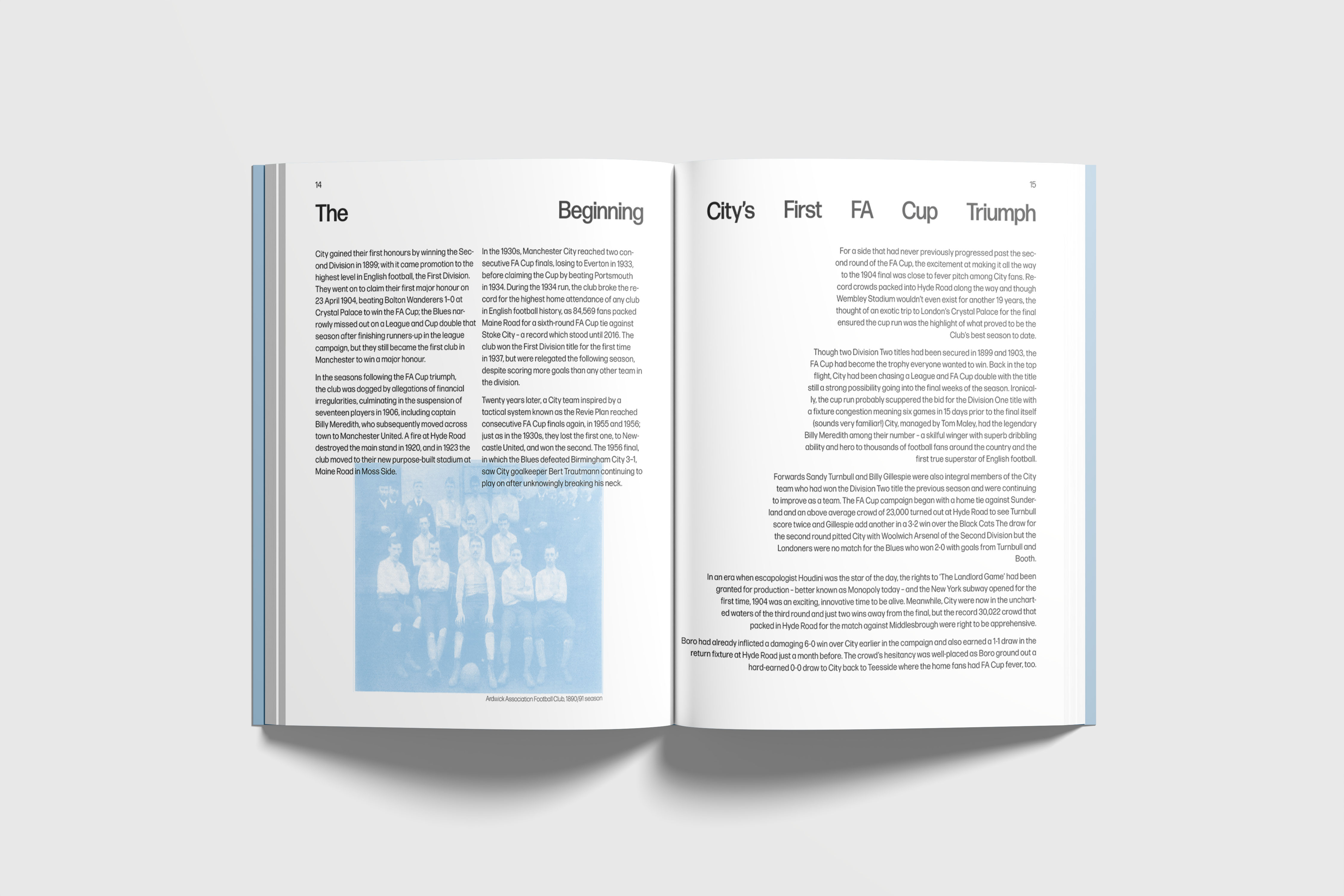 City Forever open book mockup